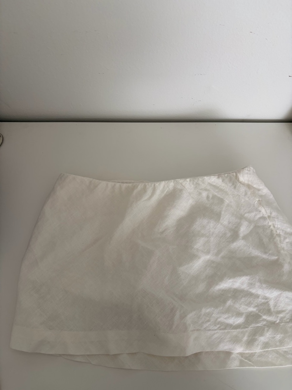 Free People My Little Micro Mini Cotton-Linen Skort